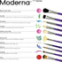Royal & Langnickel Moderna, 5pc Scruffy Variety Brush Set for All Painting Mediums, Includes - Scruffy, Mop, Angular & Fan Brushes Purple...