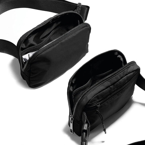 Waist Pack for Women and Men, Fanny Pack Purse with Adjustable Strap, Waterproof, Large Capacity, for Travel Hiking (Black),Sport,gift, Small...