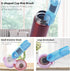 3 in 1 Multifunctional Cleaning Brush, Water Bottle Cleaner Brush Set Include Cup Lid Gap Brush, Stainless Steel Long Handle Bottle Brush, Brush C...