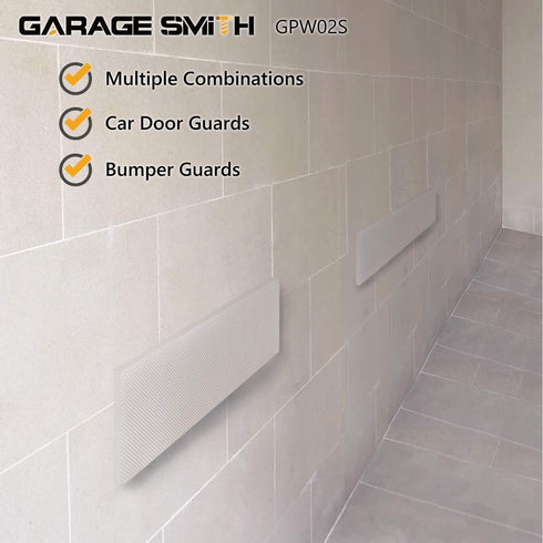 AMPULLA Garage Wall Protector Car Door Protectors, Designed in Germany (4-Pack White)...