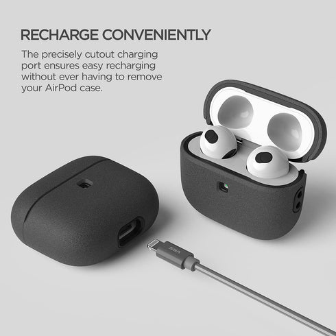 VRS Design Modern Airpods 3rd Generation Case for AirPods 3, Neat and Durable Case Compatible for AirPods 3 (2021), Sand Stone...