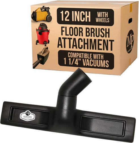 MP Maresh Products Vacuum Brush Attachment Compatible with Central Vac - Horse Hair Bristles for Thorough Cleaning, Bare Floor or Wall Brush, Repl...