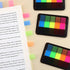 600 Pieces Sticky Index Tabs Page Flags, ALOTCHE Transparent Sticky Notes Book Sticky Tabs for Annotating Books, Neon Pop Up Index Tabs Self-Adhes...
