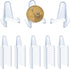50 PCS Acrylic Display Holder Clear Display Easel Stands for Coins Capsules Phone Medals Stones Cards (Small)...