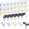 Kigeli 30 Pack Kids Bulk Earbud Headphones for Classroom Student Wired Headphones in-Ear Earbud 3.5 mm Disposable Earphones Set for Kids Adults Cl...