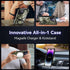 QLTYPRI Magnetic Case for iPhone 12 Pro Max Case Compatible with MagSafe with Built-in Kickstand, Military Grade Heavy-Duty Protection Shockproof ...
