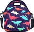 Violet Mist Neoprene Lunch Bag Reusable Insulated Box with Adjustable Shoulder Strap for Women and Men, Dinosaur 2, 11.42"L x 10.43"H x 5.51"W...