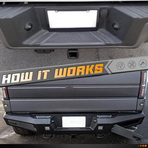 HERCOO License Plate Lights Lamp Lens Black Housing Compatible with 1999-2015 F150 F250 F350 F450 F550 Super Duty Bronco Excursion Expedition Expl...