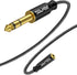 1/4 Headphone Adapter, 6.35mm Male to 3.5mm Female Audio Jack Adapter, Lossless Stereo Headphone Jack Adapter for Mixer Guitar Piano Amplifier Spe...