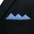 S&W SHLAX&WING Men's Neckties Cufflinks and Tie Hanky Blue Dot Extra Long Matching Pocket Square...