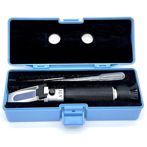 Alcohol Refractometer for Spirit Alcohol Volume Percent Measurement 0~80% v/v. Alcohol Volume Meter for Alcohol Liquor Production Spirit Alcohol M...