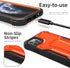 ExoGuard for iPhone 11 Pro Case, Rubber Shockproof Full-Body Cover Case Built-in Screen Protector with Kickstand for iPhone 11 Pro 5.8 inch Phone ...