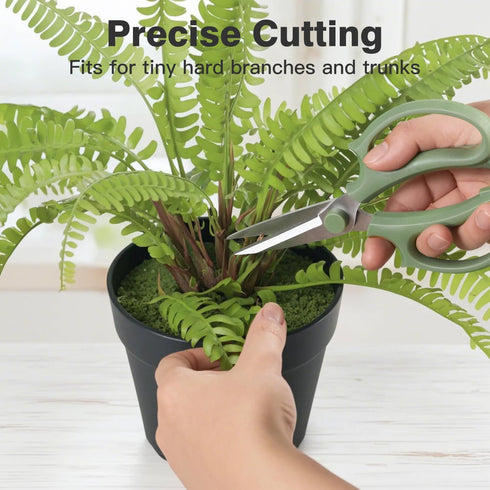 Flower Scissors, Strong Floral Shears, Premium Steel Pointed Garden Pruning Shears Floral Fruits Leaf Scissors Hand Pruner Snip Trimming Tool for ...