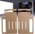 3 Layer 3.5in Hard Disk Drive Rack, Transparent DIY HDD Cage Tray Holder, Universal Desktop Computer Acrylic Hard Drive Bracket, 2Pcs Acrylic Plat...