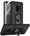 Androgate for Samsung Galaxy S9 Case with HD Screen Protectors, Military-Grade Metal Ring Holder Kickstand 15ft Drop Tested Shockproof Cover Case ...