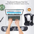 ToLuLu Keyboard Wrist Rest Pad Ergonomic Mouse Pad Set, Mouse Pad for Computer Laptop, Non Slip Mousepad Keyboard Wrist Support with Raised Memory...