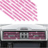 10 PCS Most Car Air Vent Outlet Trim,Bling, Rhinestone Air Conditioner Decoration Strip, Universal Bendable,Interior Accessories (Pink)...