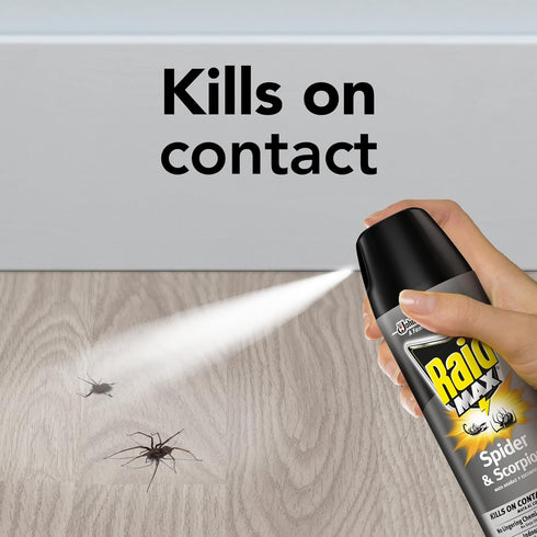 Raid Spider and Scorpion Killer, Kills spiders, scorpions, roaches, ants, Waterbugs, earwigs, 12 oz...