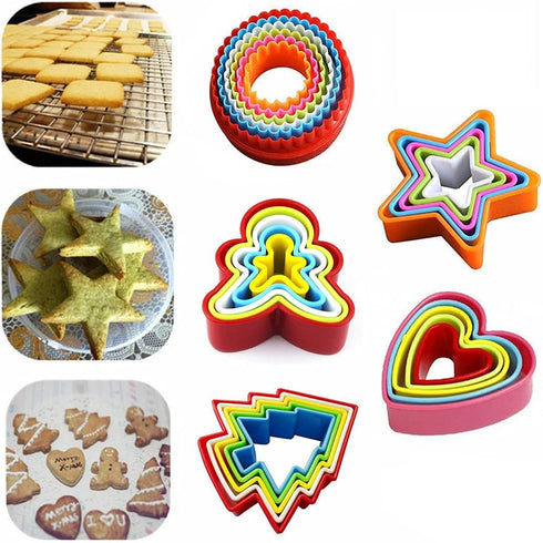 Mayata 5 Set Random Style Cookie Cutter Cake Mold Biscuit Fondant DIY Cake Cookie Mold Biscuit...