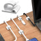 50 Pcs Cable Management Under Desk, Xuuza Adhesive Cable Clips Cord Keeper Organizers for Phone Chargers, Computer Mouse Cables, Lightning Chargin...