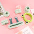 6Pcs Skincare Headbands Snail Spa Headband and Wristband Set Alien Headband Green Frog Face Wash Wristbands Cute Makeup Headband Hair Band for Was...