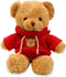 Teddy Bear Stuffed Animal, Soft Cuddly Teddy Bear Plush Toy, Birthday Christmas Valentine’s Day Gift for Kids Girlfriend (Red-B,11.8inch)...