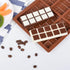 Silicone Chocolate Candy Bar Molds, Rectangle Wax Melt Molds for Lover Mothers Fathers Day DIY Chocolate Molds Gift (6 Cell 10 Section)...