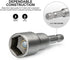 Utoolmart 1/4" 16mm Quick Change Bit Holder Magnetic Hex Shank Drill Bit, Extension for Driver Drill Bit Socket Driver Adapter...
