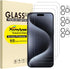 3 Pack Screen Protector for iPhone 15 Pro Max 6.7 inch + 3 Pack Camera Lens Protector Tempered Glass Film...