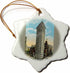 3dRose Flat Iron Building Broadway and Fifth, New York City Snowflake Ornament...