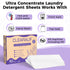 CLEARALIF Laundry Detergent Sheets, Up to 60 Loads, Fresh Lavender, liquidless, Eco-Friendly, Zero Waste, Save Space, Travel Laundry Strips for HE...