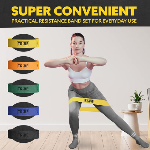Fabric Resistance Bands for Working Out - Exercise Bands Resistance Bands Set - Workout Bands Resistance Bands for Legs - Leg Bands Resistance Fit...