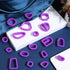 GORGECRAFT 18 Shapes Blue Violet Polymer Clay Cutters Earrings Cutter DIY Earring Making Finding Kit Polymer Clay Tool Stainless Steel Clay Cutter...