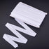 MegaPet White Polyester Fringe Tassel Lace Trim 1 Inch x 82 Feet Chainette Fringe Fibre Trim for Sewing Quilting DIY Home Decoration...