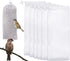 6 Pieces Thistle Finch Sock Bird Feeder, IOUALEY Wild Bird Food Mesh Sock Feeder Instant Seed Sack Supply Tools Hanging Kits for Wildlife Goldfinc...