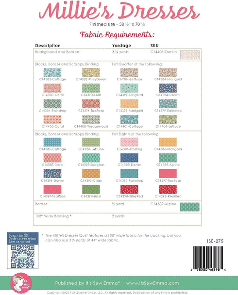 Riley Blake Assorted Quilting Books of Your Favorite Designers (MILLIE'S Dresses Pattern)...