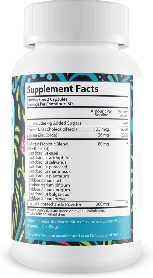 Pro Lean Biome Health Probiotics - Digestive Health & Immune Support - Improve Gut Microbiome for Overall Health & Improved Energy - Probiotic & P...