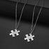 2PCS Friends Necklaces for 2 - Side by Side Or Miles Apart BFF Friendship Matching Puzzle Necklace Set Long Distance Friendship Gifts for Women...