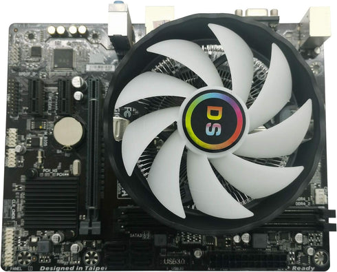 1500RPM Central Processing Unit (CPU) Fan, 120MM Aluminum Extruded CPU Cooling Fan for Computer CPU Cooling, for Intel LGA 1155 1151 775 1366 (Fix...