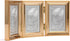Lawrence Frames Bead Border Design, 2.5x3.5 Triple, Gold...