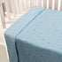 Baby Blanket for Boys Girls Soft Minky with Double Layer Dotted Backing, Star and Moon Printed 30 x 40 Inch Receiving Blanket (Blue)...