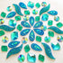50PCS Special Effect Different Shapes Mirror AB Gems Sew On Rhinestones Faceted for Handicrafts Clothing Dress Decorations (Light Blue)...