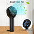2 IN 1 Mini Portable Handheld Fan with Keychain Stand, Personal Powerful Cooling Fan, Small Battery Operated Table Fan, Quiet Hand Fan, USB Rechar...