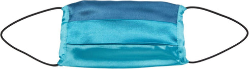 Eugenia Kim Pleated Face Mask Aqua/Teal/Cerulean One Size...