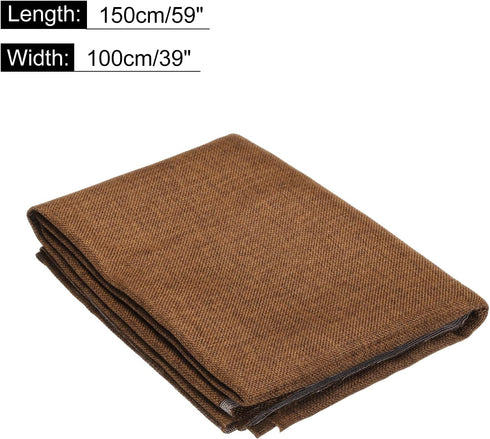 uxcell Brown Speaker Mesh Grill Cloth (not cane webbing) Stereo Box Fabric Dustproof Cloth Mesh 100cm x 150cm 39 inches x 59 inches...