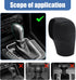 2PCS Car Gear Shift Knob Cover, Elastic Silicone Car Automatic Shift Protect Accessories, Anti-Slip Auto Knob Gear Stick Protector, Car Interior D...