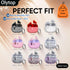 Olytop Clear Case for Beats Studio Buds/Buds + Case 2021/2023, Soft Glitter Bling Transparent Protective Skin with Cleaner Kit& Keychain Girl Wome...