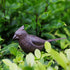 Decorative Small Nostalgia Style Cute Bird Art Iron Sculpture Figurine Home & Office & Garden Decoration, Rust/Brown (Cardinal Bird)...