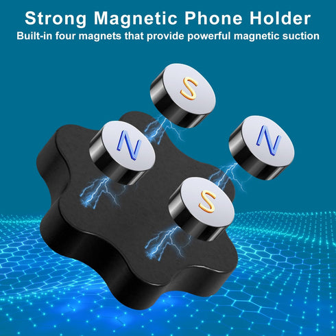 Gym Magnetic Phone Holder, Ultra Strength Magnet Cell Phone Holder for Gym Truck Boat Cart, Magnetic Golf Cart Phone Holder for Yamaha EZGO Club C...