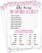 15 Who Knows The Birthday Girl Best Game Cards- for Child or Teen- Fun and Easy Game for Party or Sleepover- Girl Birthday Supplies, Activity, Dec...
